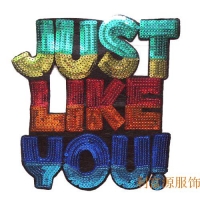 雙面多色亮片繡花、珠片繡、亮片繡、釘珠繡、珠片繡花廠、繡花廠